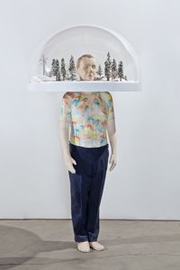 Friedrich Kunath - The Past is a Foreign Country, 2011 Polystyrène, résine acrylique, acrylique, aluminium, contreplaqué, tissu,