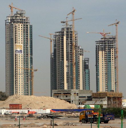 Un chantier à Dubaï