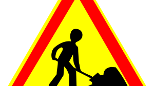 panneau travaux