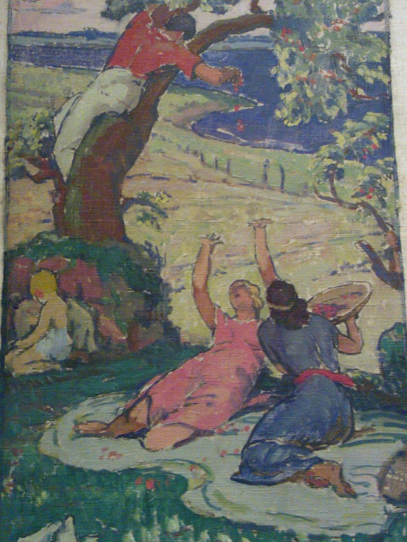 "Cueillette des fruits" de Constantin Font (1933) Ecole Dupleix Paris 15ème