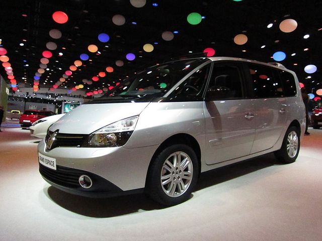 Renault Espace facelift at Mondial de l'Automobile Paris 2012