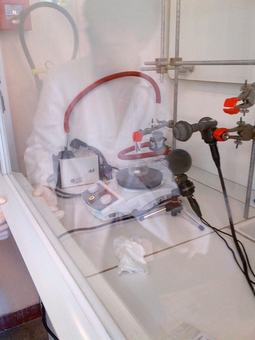 Prise de son à l'Ecole de chimie