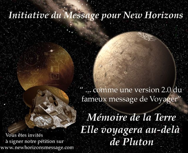 Initiative du message pour New Horizons