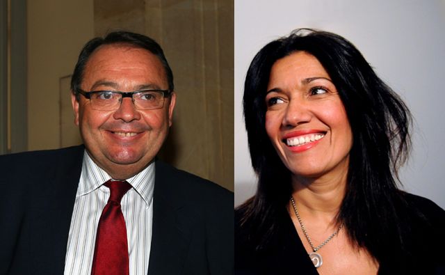Patrick Ménucci et Samia Ghali