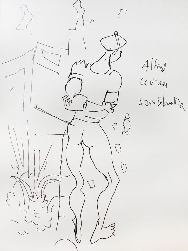 "Saint Sébastien" d'Alfred Courmes (1934 ), revfisité par Joann Sfar
