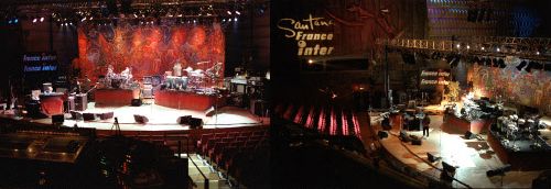Studio 104 en 2000 pour Santana