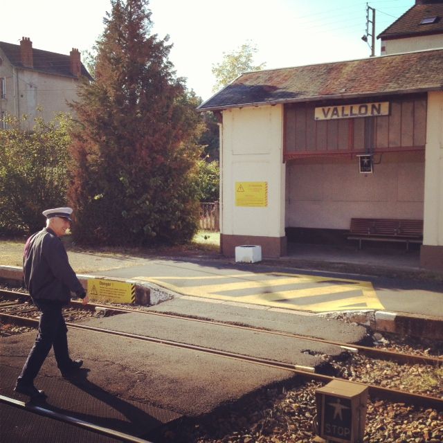 Nous prendrions le train de 4h 2... "La Gare" de Vierzon, dans le roman, ne peut être que celle de Vallon, à 4 kms de Ste Agathe