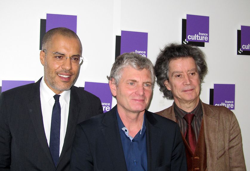 Kamel Mennour, Jean-Philippe Domecq et Jean-Christophe Castelain