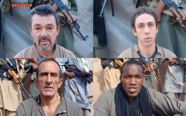 Les quatres otages d'Arlit libérés
