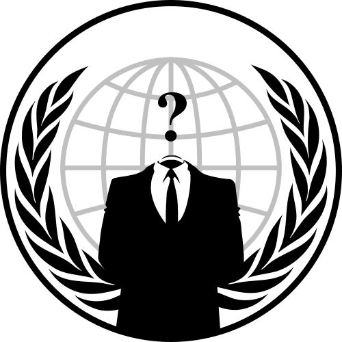 The emblem of Anonymous