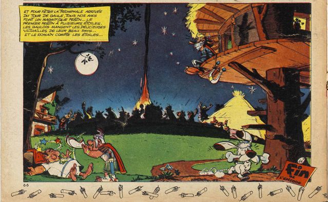Le Tour de Gaule d’Astérix, planche 44 - Pilote, n° 213, 21 novembre 1963 BnF, Département Littérature et art, CNLJ