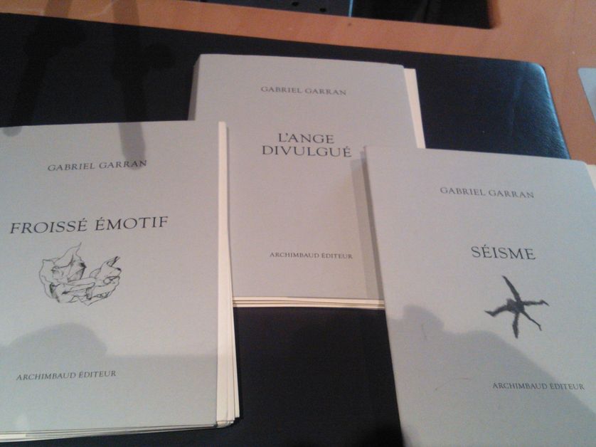 Recueils de poésie de Gabriel Garran