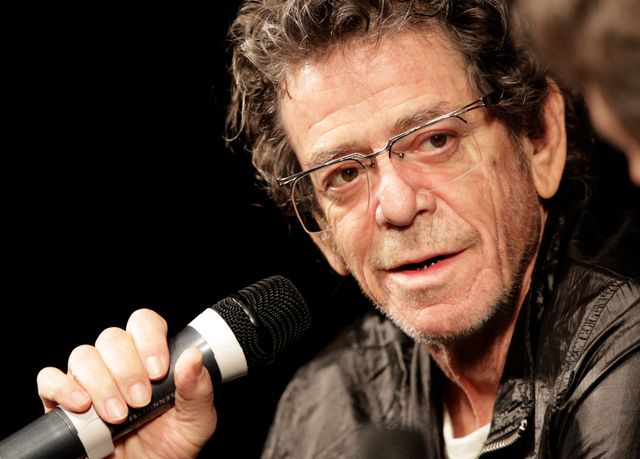 Lou Reed à une avant-première de son premier film "Red Shirley"
