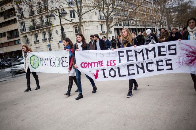 Manifestation contre les violences faites aux femmes