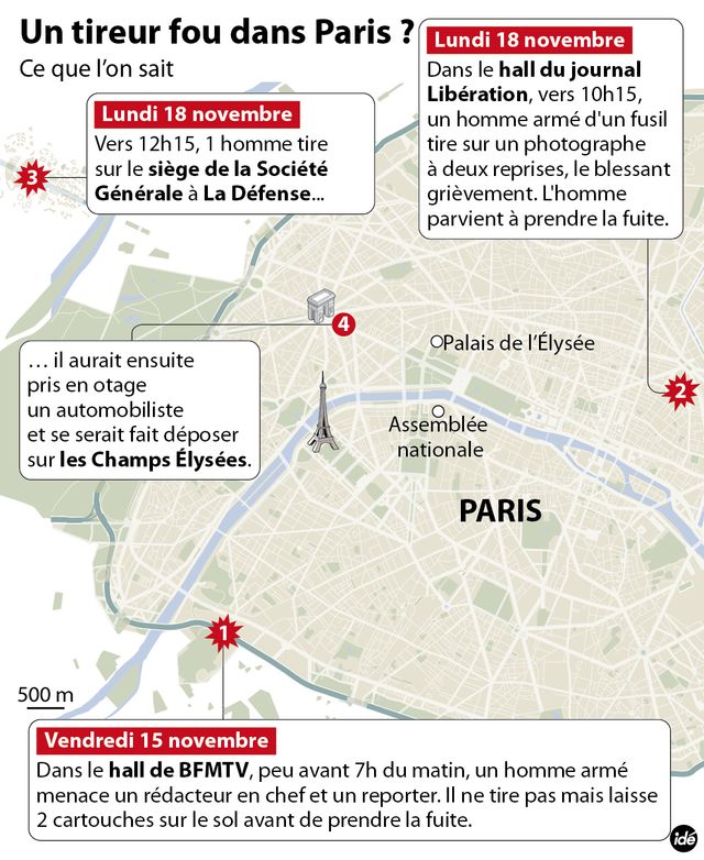 Fusillades à Paris