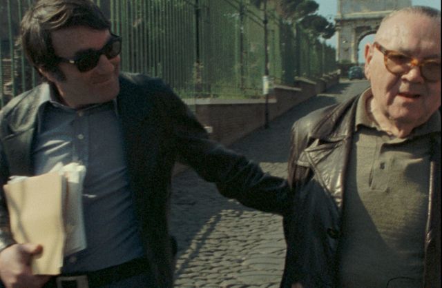 Claude Lanzmann et Benjamin Murmelstein en 1975