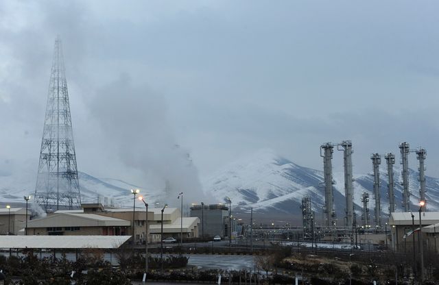 Le réacteur à eau lourde d'Arak, à environ 240 km au sud-ouest de Téhéranau sud-ouest de Téhéran Janvier