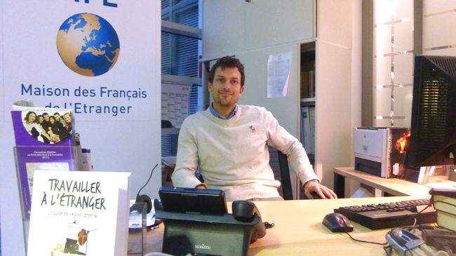 Nicolas Perrocheau, de la Maison des Français de l'Etranger (MFE)
