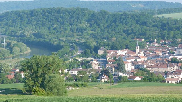Custines (Meurthe-et-Moselle) - vue de l'A31