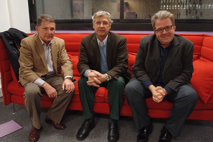 Thierry Garcin, Steven Ekovich et Christian Lequesne