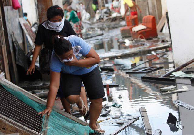 A Tacloban des habitants qui ont tout perdu