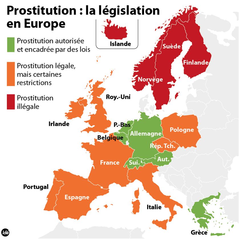 Les statuts de la prostitution en Europe