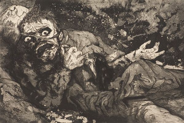 Soldat blessé (automne 1916, Bapaume)