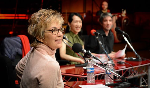 Véronique Jannot pendant l'émission