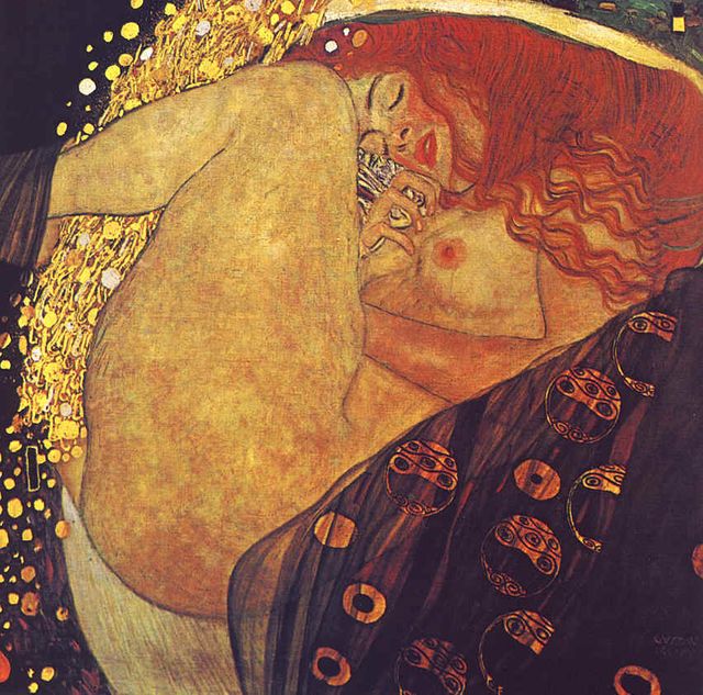 Gustav Klimt " Danaé" 1907-1908