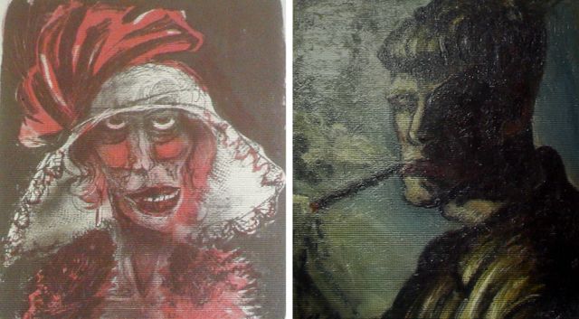 Deux oeuvres d'Otto Dix retrouvées ont été montrées mardi à la presse