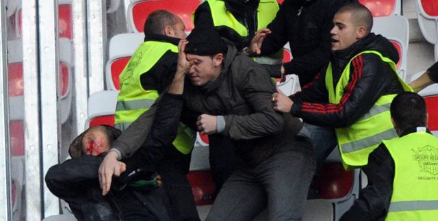 Affrontements entre supporters stéphanois et niçois