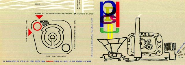 Pop club invitation 1966