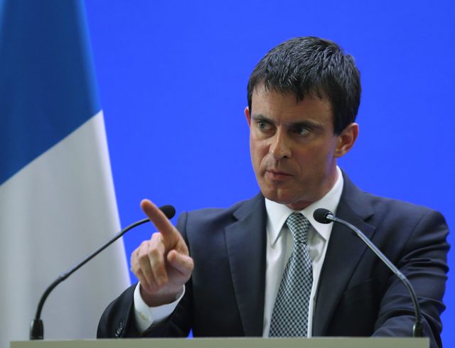 CORSE - Visite de Manuel Valls à Ajaccio