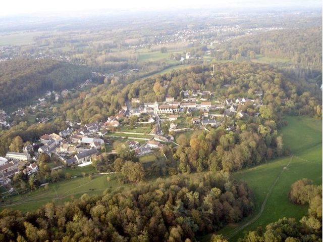 Tracy-le-Mont - Vue aérienne