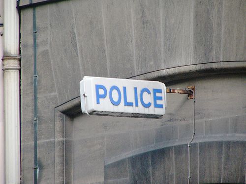 Enseigne de commissariat de police, Rouen