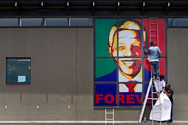 Un poster de Mandela