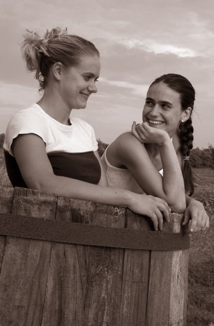 Elisabeth et Marie-Laurence Saladin