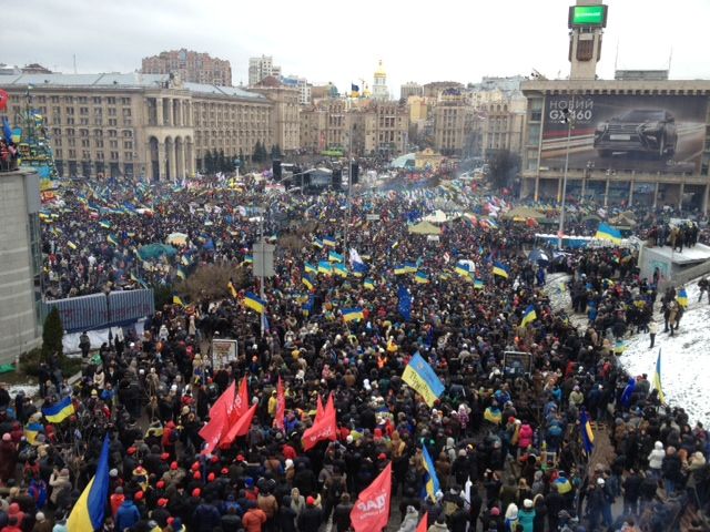 Manifestation à Kiev
