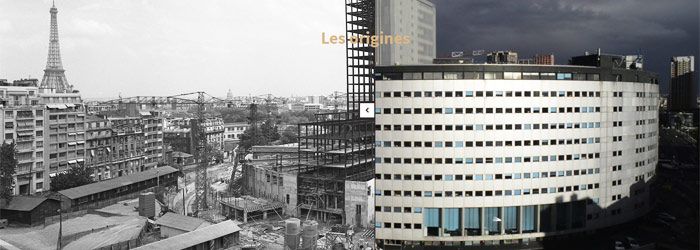 La Maison de la Radio à sa construction et aujourd'hui