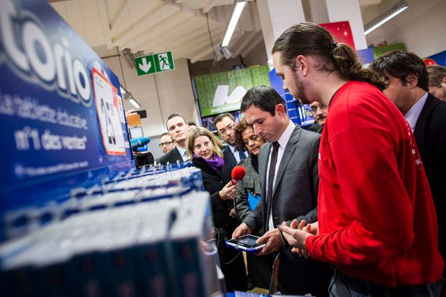 Benoît Hamon chez Toy's are US