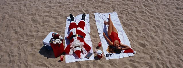 Le père Noël se repose