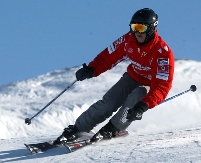 Schumacher chute à ski