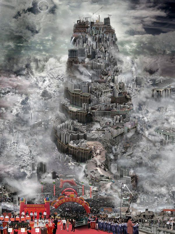 Du Zhenjun, "Independence of the Country Super tower", 2010