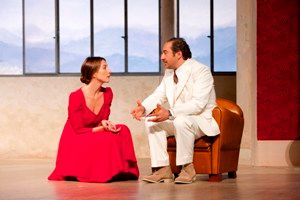 Elsa Zylberstein actrice joue les derniers jours de S.Zweig au théâtre Antoine (Paris)