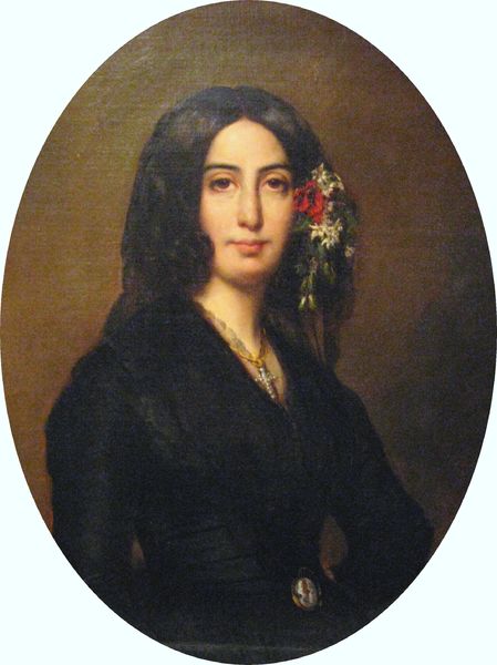 Portrait de George Sand, par Auguste Charpentier, 1838.
