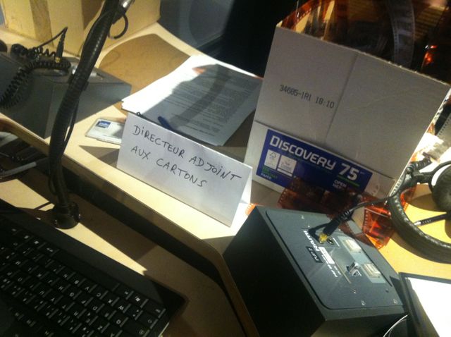 Dans le Centre de triage radiophonique 5