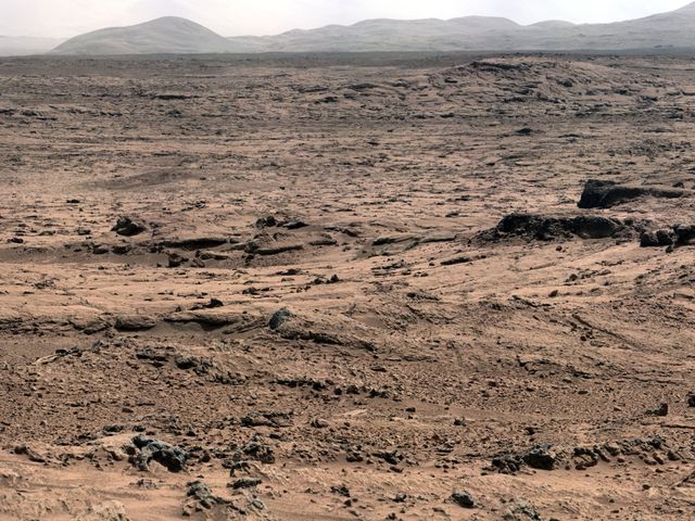ENvironnement de Curiosity
