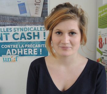 Pixel Sorbonne - Marie Duchêne, vice présidente de l'UNEF à Paris 1