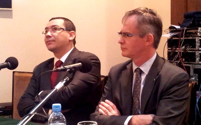 Victor Ponta et Jérôme Olive