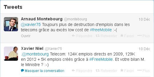 Tweet Montebourg Niel